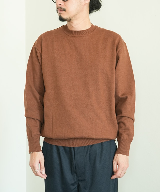 Yonetomi NEW BASIC(ヨネトミニューベーシック) WAVE COTTON KNIT