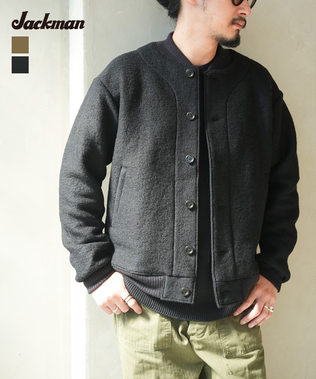 Jackman(ジャックマン) Wool Ground Jumper ウールグラウンド