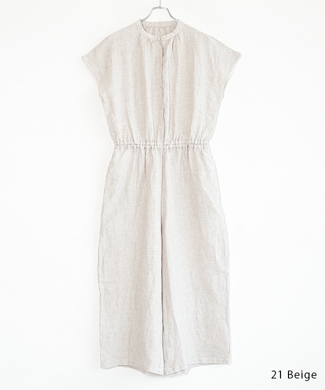 ち⭐︎⭐︎ blue willow リネン オールインワン フレンチスリーブ ち様専用 blue willow リネン オールインワン フレンチスリーブ