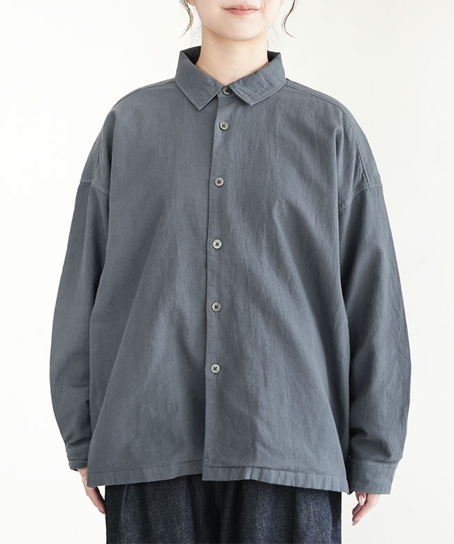 P80608]prit(プリット) 60/1アンカットコール近江晒加工 レギュラー