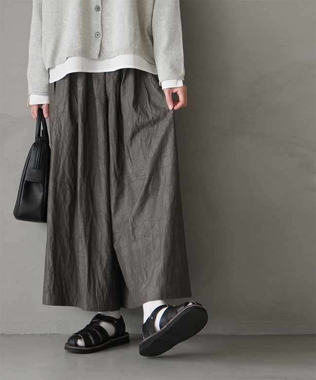 パンツ rai コットンリネンストレートパンツ｜BIGI online store - ビギ