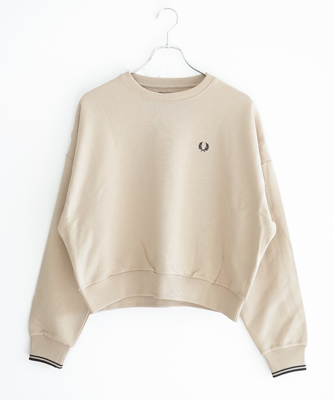 G1148]FRED PERRY(フレッドペリー)Tipped Sweatshirt ティップド