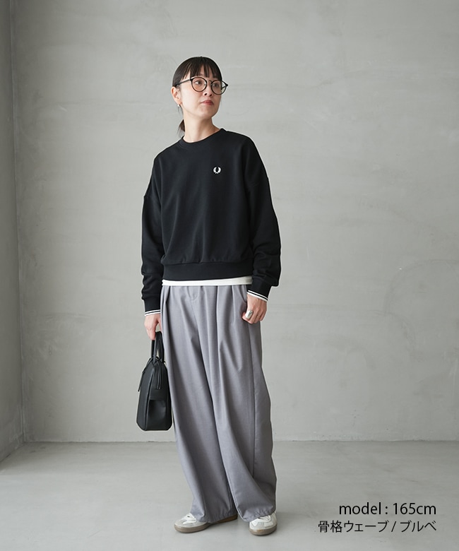 G1148]FRED PERRY(フレッドペリー)Tipped Sweatshirt ティップド