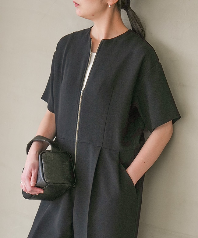 THE SHINZONE(ザ シンゾーン)DOUBLE CLOTH JUMPSUITダブルクロス