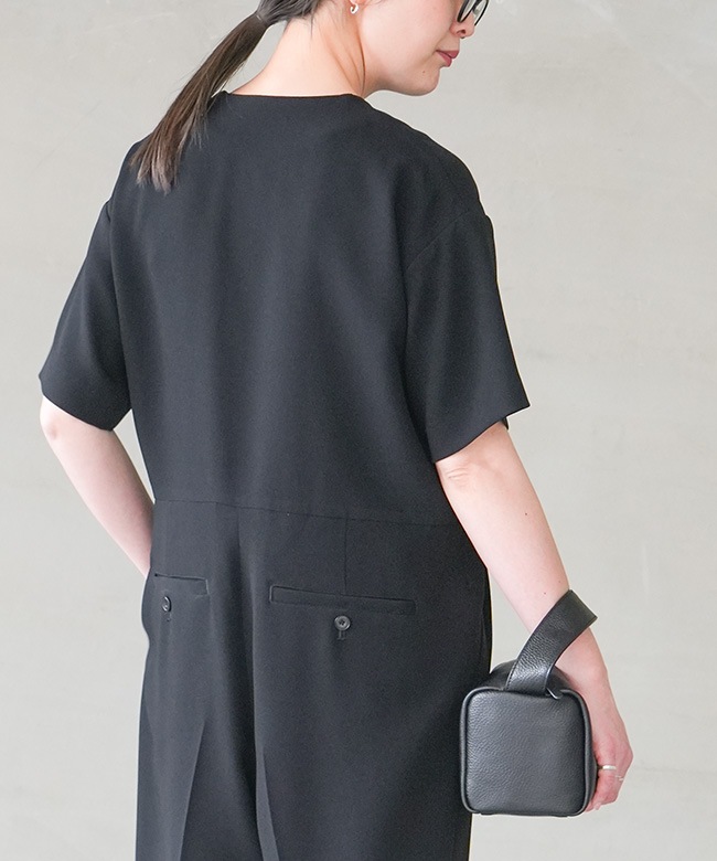 THE SHINZONE(ザ シンゾーン)DOUBLE CLOTH JUMPSUITダブルクロス