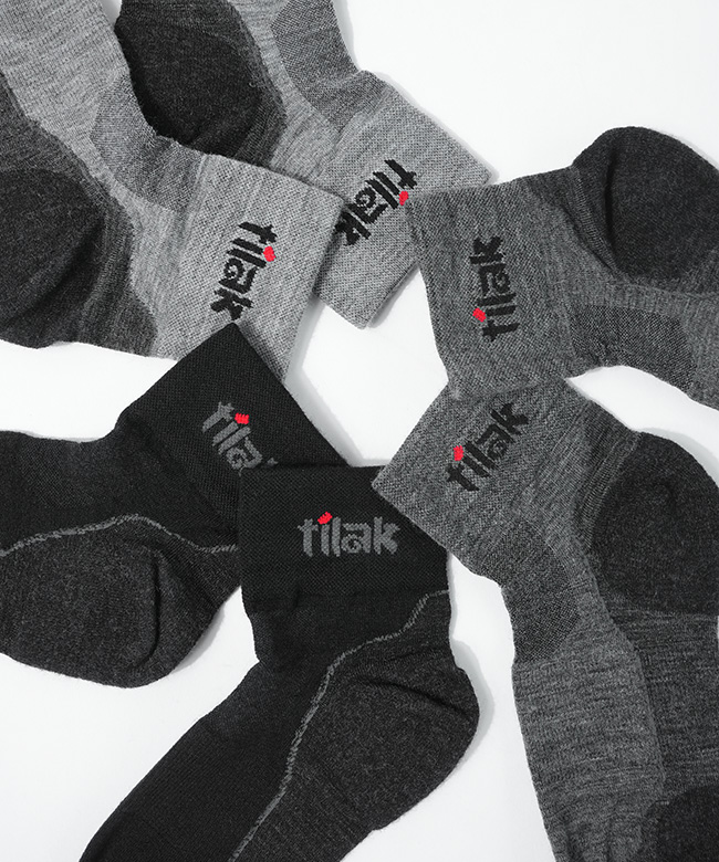 Tilak(ティラック) Tilak Socks Midソックス ミッドメンズ 男性 靴下
