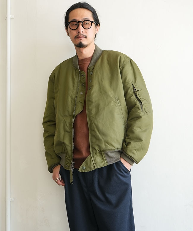 エンジニアドガーメンツ アビエイタージャケットFlight SatinNylon ENGINEERED GARMENTS(エンジニアド ガーメンツ)Aviator Jacket