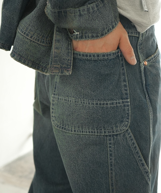 BIG MAC(ビッグマック) DENIM PAINTER PANTS デニムペインターパンツ