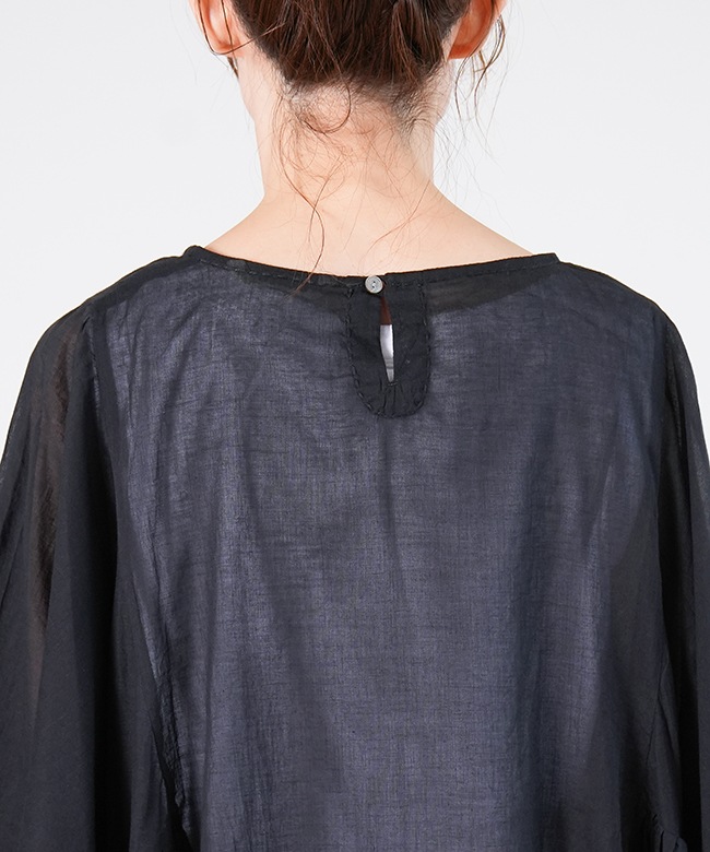SALE 50%OFF】tumugu(ツムグ) カディコットン チュニック プルオーバー 