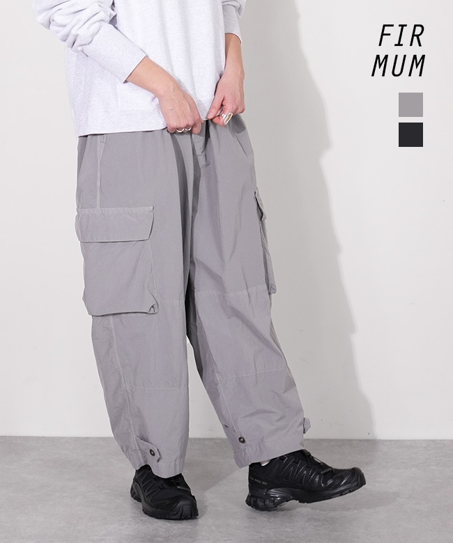 LE-FR1015PF] FIRMUM(フィルマム) FMLCPT テーパードミリタリーパンツ