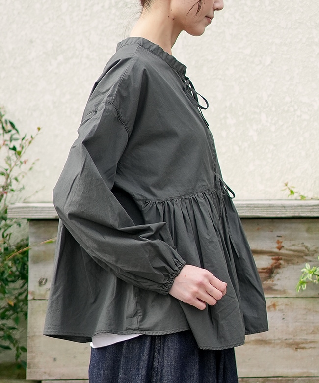 36-318X]Brocante(ブロカント) CM50/ブロード ボレロシャツ