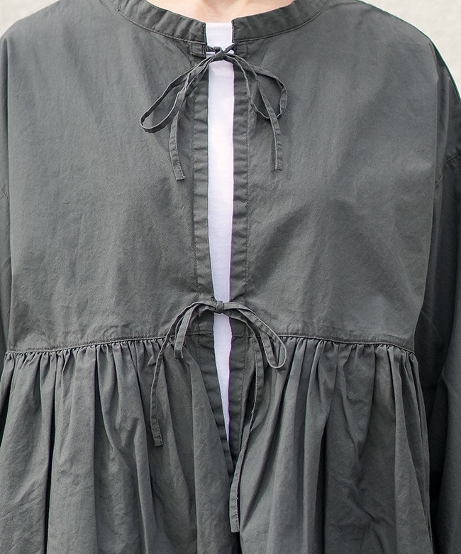 36-318X]Brocante(ブロカント) CM50/ブロード ボレロシャツ レディース