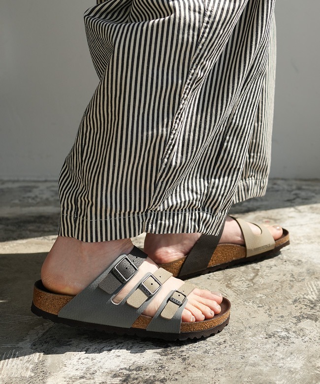 BIRKENSTOCK 青 スエード マジックテープ サンダル ビルケンシュトック モガミ テラ Mogami Terra BF Apex