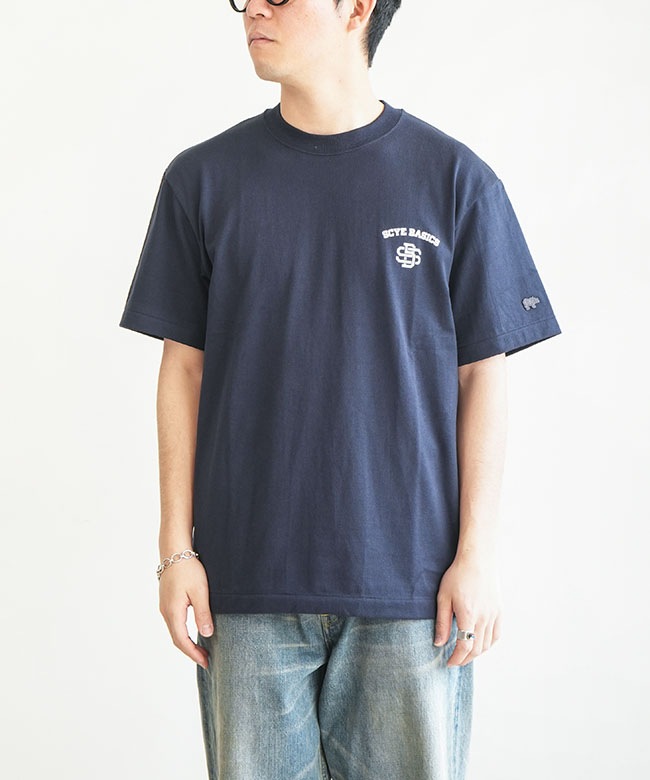 SCYE BASICS - 【SCYE BASICS】青　紺　ロゴ入り　ポケット付きTシャツ サイズ38 SALE 30%OFF】[5725-21700]Scye/SCYE BASICS(サイ/サイ