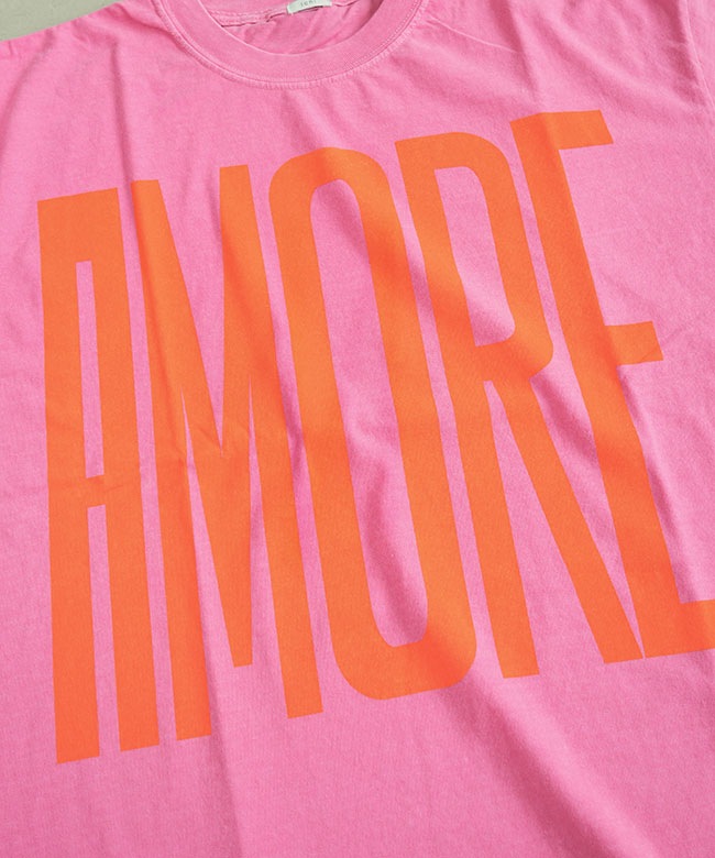 241253]ICHI(イチ) ピグメントダイTシャツ AMORE/MIO! トップス