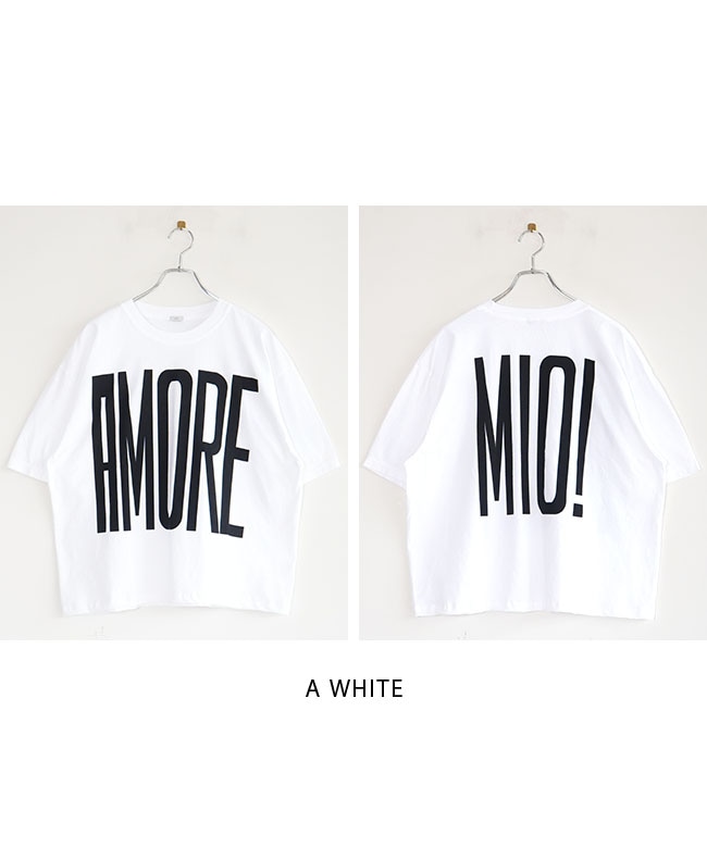 ichi ピグメントダイTシャツ AMORE/MIO! ichi｜ピグメントダイTシャツ AMORE/MIO! トップス カットソー
