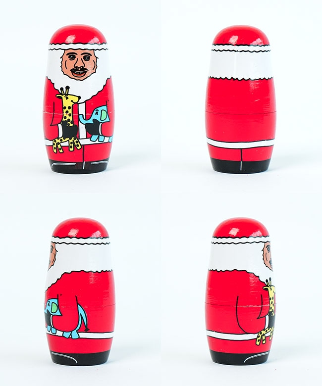 3415WME]DETAIL×MIDORI KOMATSU ワールド メリー クリスマス サンタ