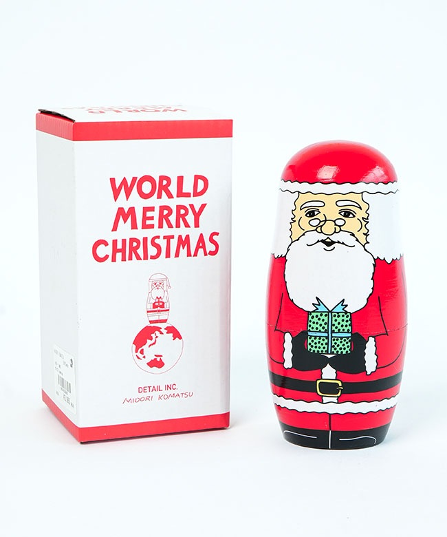 3415WME]DETAIL×MIDORI KOMATSU ワールド メリー クリスマス サンタ