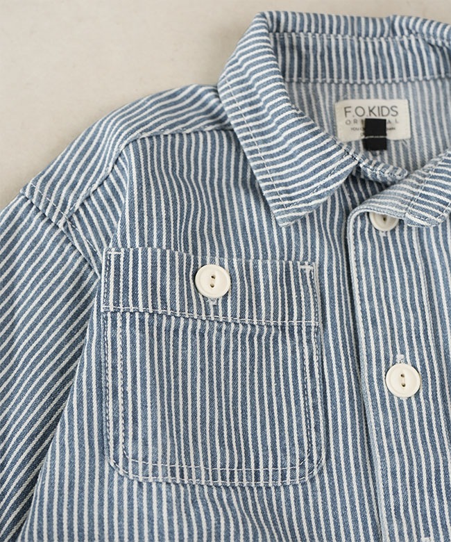 R408015]F.O.KIDS(エフオーキッズ) シェフシャツジャケット 子供服