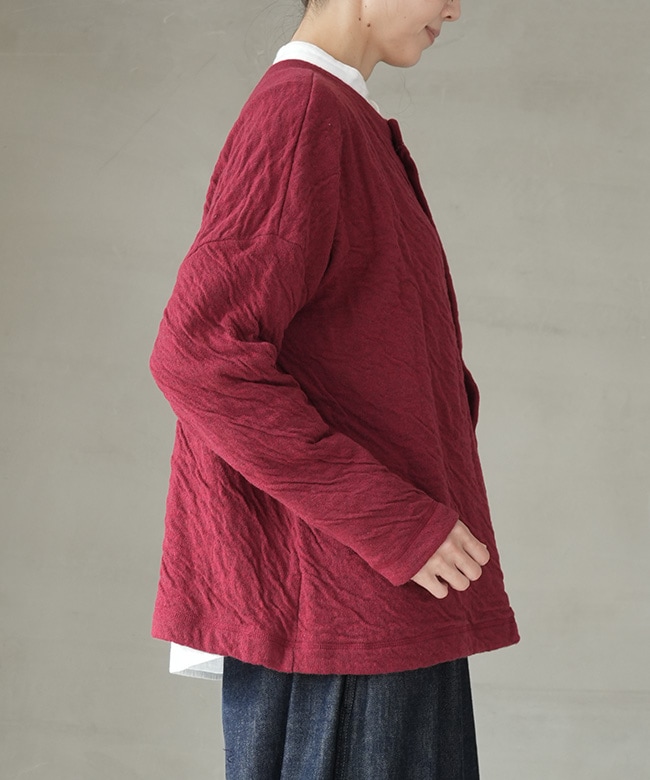 SALE 30%OFF】prit(プリット) ウール綿接結2wayワイドカーディガン