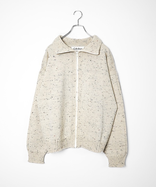 SALE 50%OFF】Caledoor(カレドアー) Merino Wool zip-up jumper メリノ