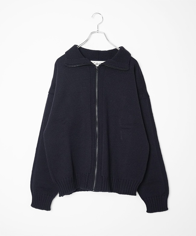 SALE 50%OFF】Caledoor(カレドアー) Merino Wool zip-up jumper メリノ