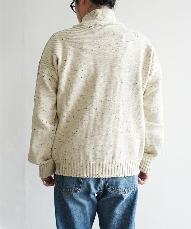 SALE 50%OFF】Caledoor(カレドアー) Merino Wool zip-up jumper メリノ