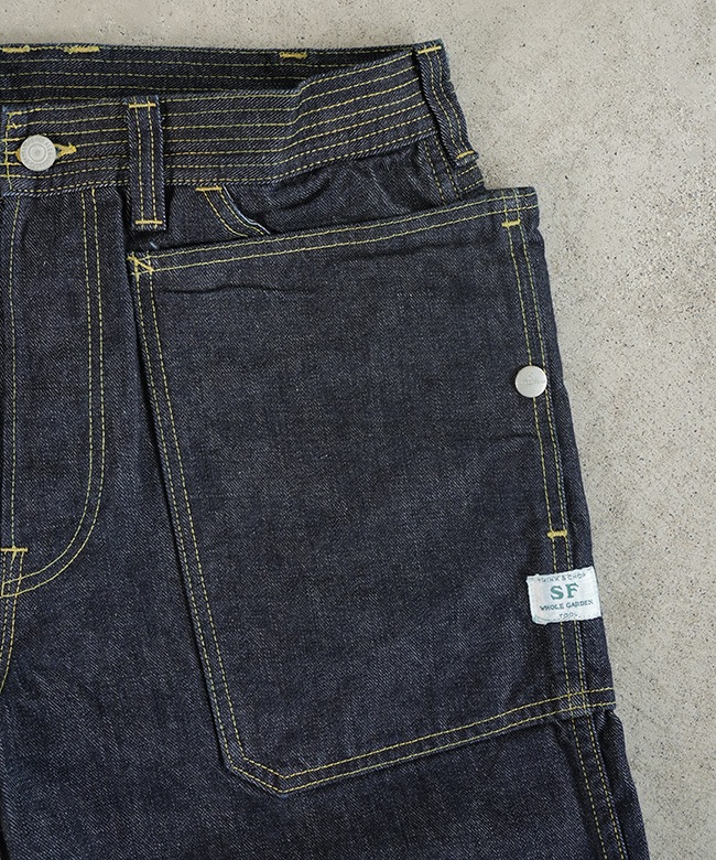 SASSAFRAS(ササフラス) FALL LEAF PANTS 13.5oz Denim フォールリーフ