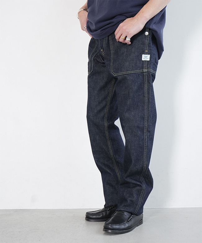 SASSAFRAS FALL LEAF POCKET DENIM ササフラス SASSAFRAS(ササフラス) FALL LEAF PANTS 13.5oz Denim フォールリーフ