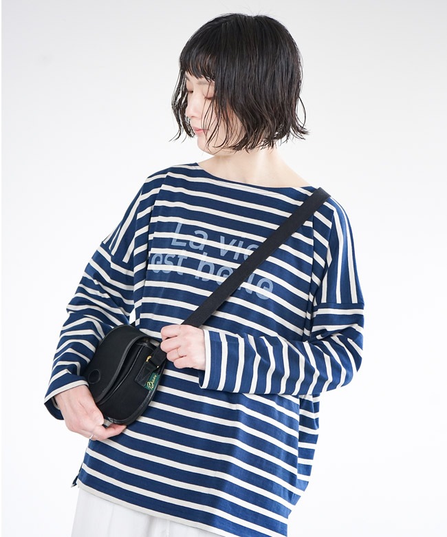 SALE 50%OFF】[NLA2351P06]ARMEN(アーメン) LA VIE L/SL BOAT