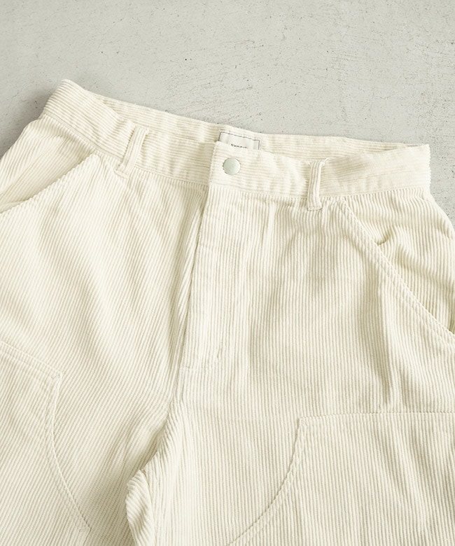 EVCON エビコン ダブルニー ペインターパンツ コーデュロイ アイボリー EVCON エビコン ダブルニー ペインターパンツ コーデュロイ