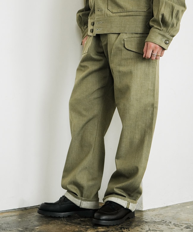 SALE 50%OFF】caledoor(カレドアー) UK Denim Field Teousers UK