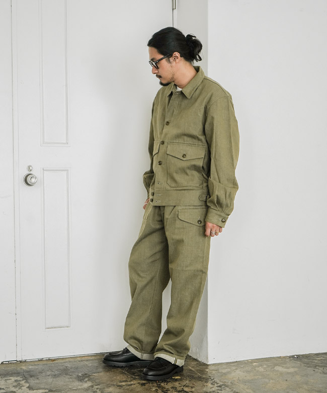 SALE 50%OFF】caledoor(カレドアー) UK Denim Field Teousers UK