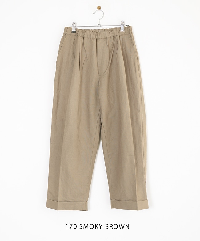 DANTONツイルイージーパンツオリーブ ワイドパンツ新品カーキダントン ◇[JD-2540WEL] DANTON(ダントン) COTTON LINEN WEATHER EASY