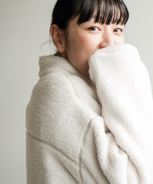 ◇[DT-A0699WNN]DANTON(ダントン) スタンドカラージャケット フリース