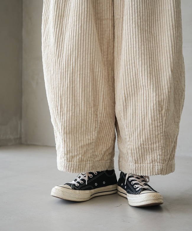 SALE 50%OFF】HARVESTY(ハーベスティ) BIG CORDUROY CIRCUS PANTS