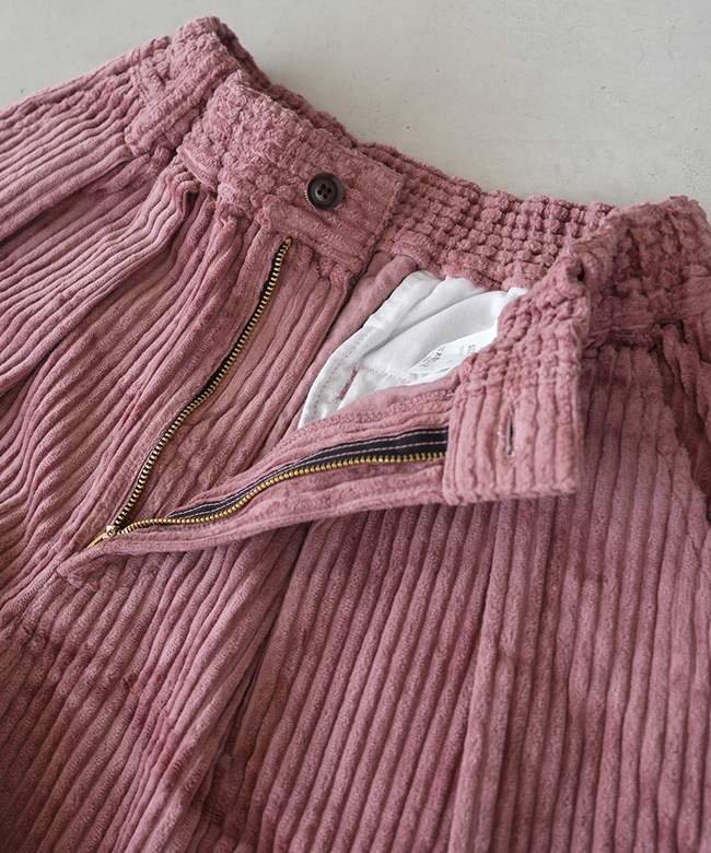 A12425]HARVESTY(ハーベスティ) BIG CORDUROY CIRCUS PANTS ビッグ