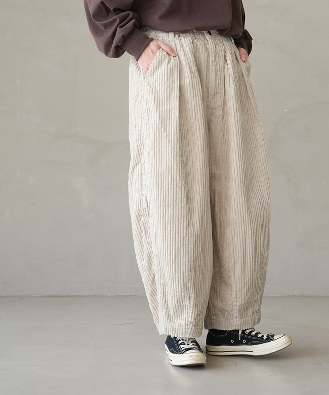 もつ新品　HARVESTY（ハーベスティ）| コーデュロイサーカスパンツ HARVESTY（ハーベスティ） パンツ HARAVESTY / ハーベスティー BIG