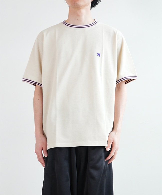 NEEDLES(ニードルズ)Ringer Tee - Cotton Pique リンガーTシャツ