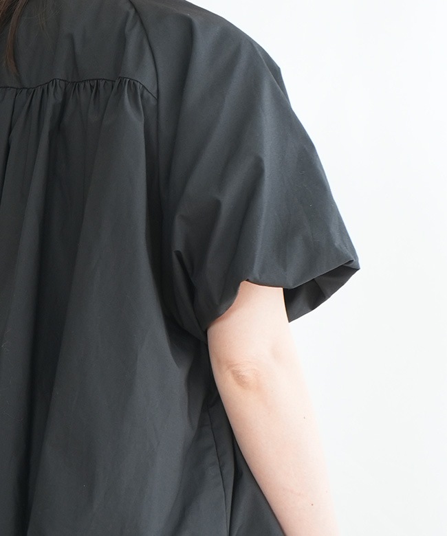 mizuiro ind(ミズイロインド)ballon no collar shirt バルーンノー