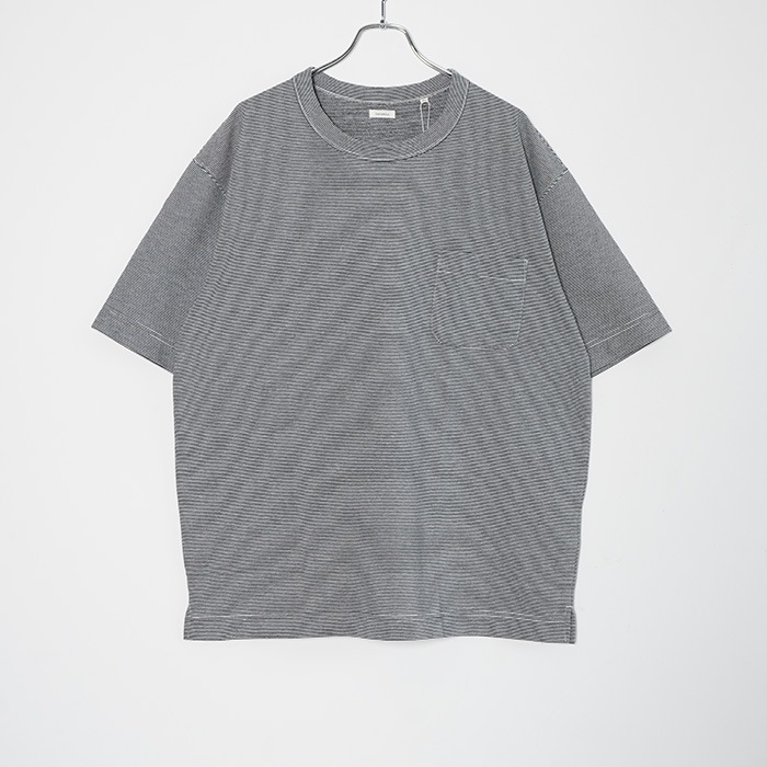nanamica(ナナミカ) Micro Stripe Pocket Tee マイクロストライプ