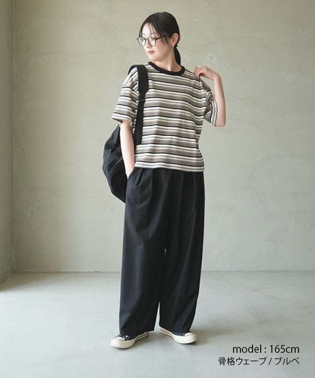 JOHNBULL(ジョンブル)ランダムテレコボックスTシャツ 半袖 トップス