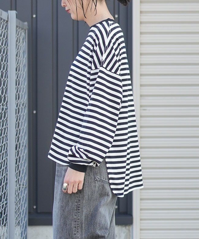 25SMSCU04]THE SHINZONE(ザ シンゾーン) フレンチストライプロング