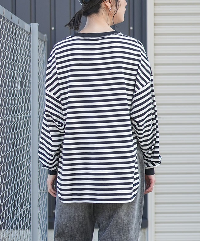 25SMSCU04]THE SHINZONE(ザ シンゾーン) フレンチストライプロング