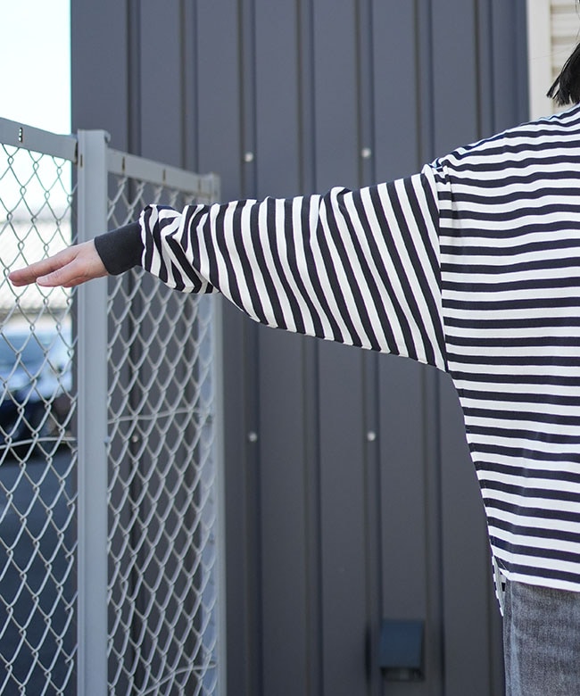 25SMSCU04]THE SHINZONE(ザ シンゾーン) フレンチストライプロング