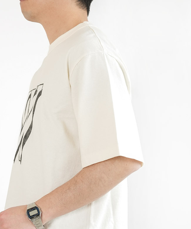 I06160 新品 25SS blurhms ROOTSTOCK Tシャツ 3 blurhms ROOTSTOCK 【SALE！20%OFF】プリントTシャツ ワイド bd Print