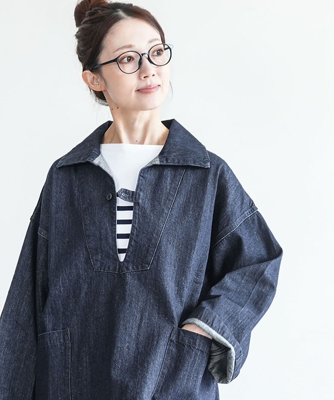 ◇[poche-dm-fsjk]solamonat poche(ソラモナポッシェ) デニム