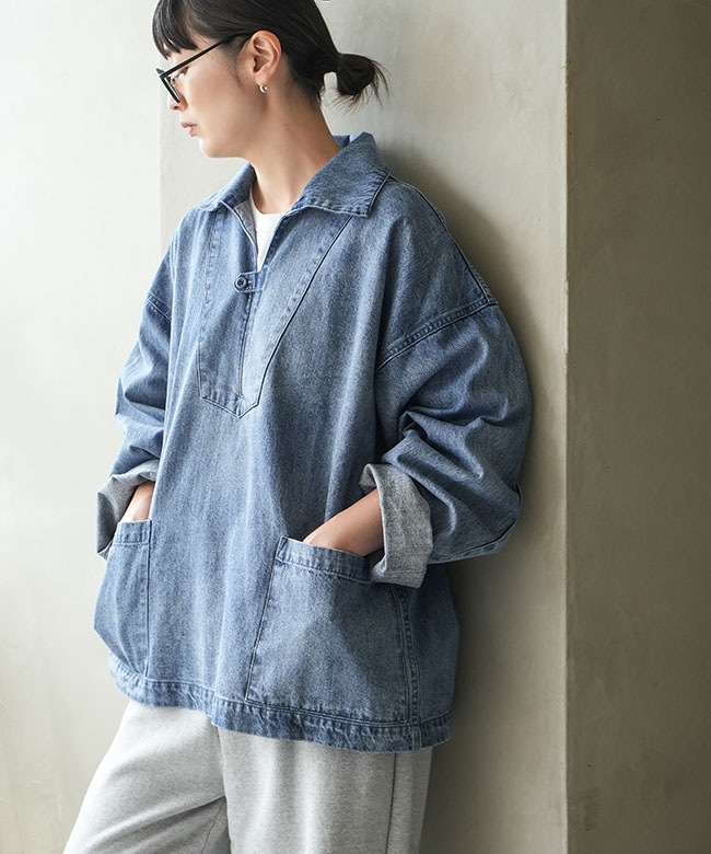 ◇[poche-dm-fsjk]solamonat poche(ソラモナポッシェ) デニム