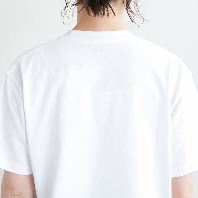 新品未使用　ダントン　Tシャツ　レディース　白 DANTON [ダントン] ソリッド ポケットTシャツ [DT-C0197TCB]｜ジーンズ