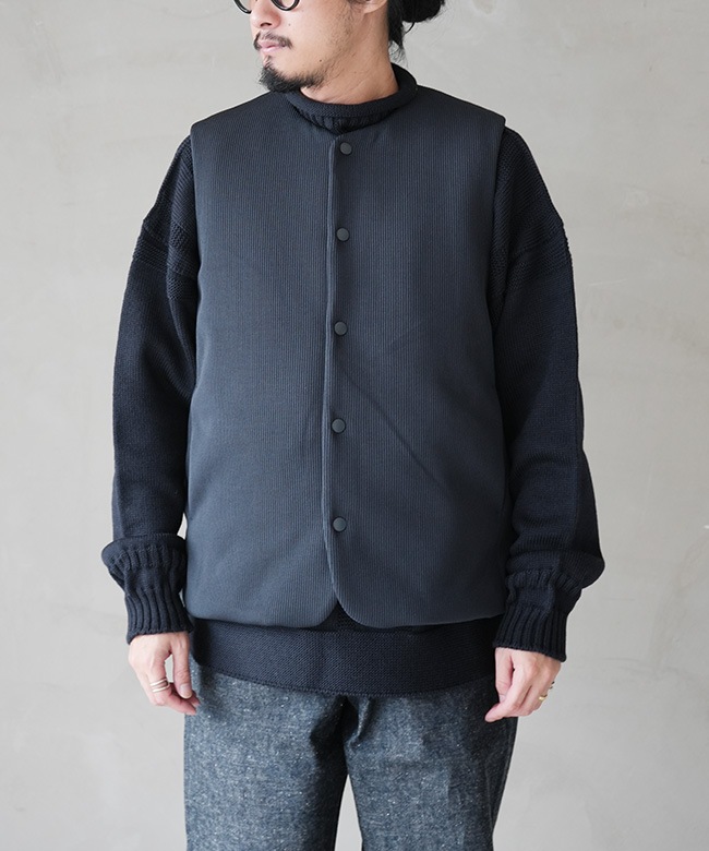 CURLY&Co. KNIT PADDED VEST solid サイズ2 楽天市場】【SALE 30%OFF】Curly&Co.(カーリー) DOTTED LINE KNIT VEST